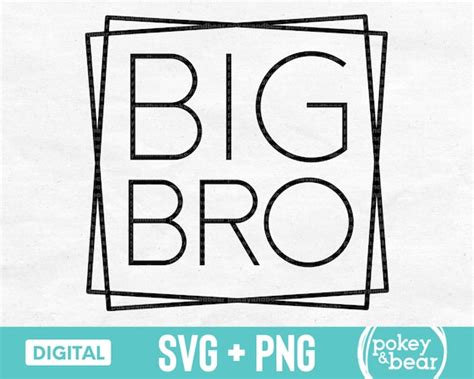 Big Bro Svg Big Brother Svg Big Brother Shirt Svg Big Bro Etsy Australia