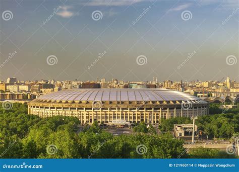 Luzhniki Stadium Moscow Russia Editorial Stock Image Image Of