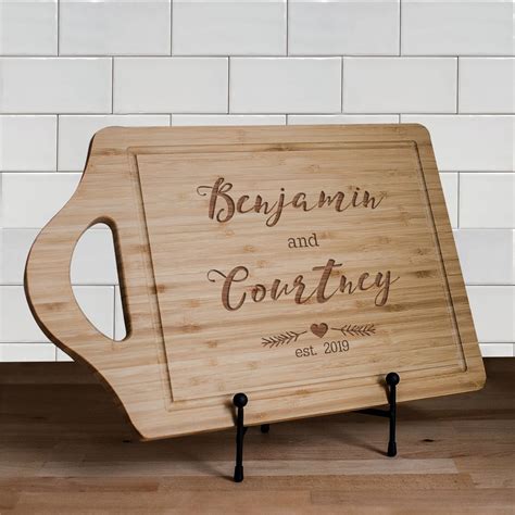 Engraved Couples Established Cutting Board Tsforyounow