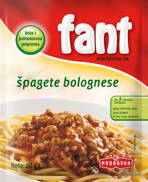 Fant Seasoning Mix For Spaghetti Bolognese ♥ Podravka