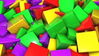 3d Colorful Cubes Wallpapers Wallpapertag Info Popular