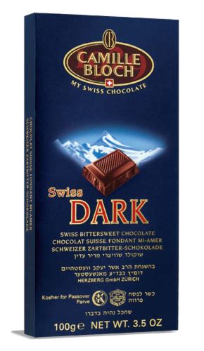 camille bloch swiss dark chocolate bar 3 5 oz food 4 less