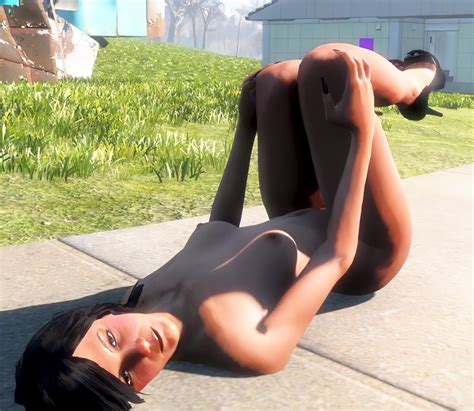 Rule 34 3d Black Hair Corposlut Artist Fallout Fallout 4 Feet High Heels Legs Legs Up Long