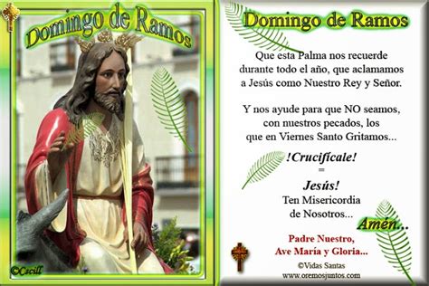Maribel Sansano Queridos Amigos Hoy Celebramos El Domingo De Ramos
