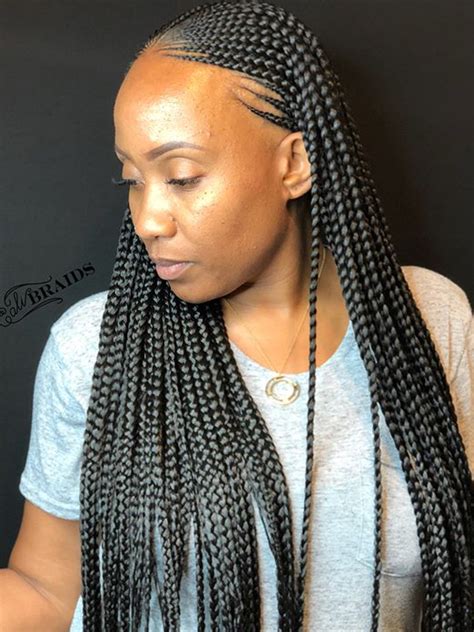 Here is a video that teaches how to achieve this. Pin by Tish on Ghana Cornrows Braids | Hair styles ...