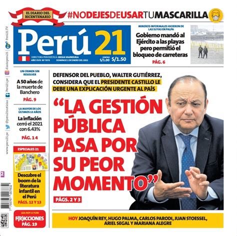 Compartir 37 Imagen Diarios Del Peru Portadas De Hoy Vn