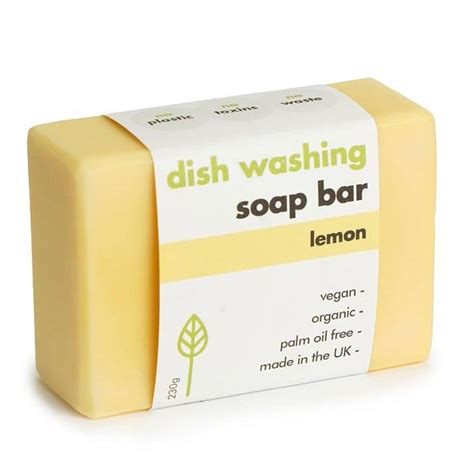Ecoliving Washing Up Dish Soap Bar Lemon 155g