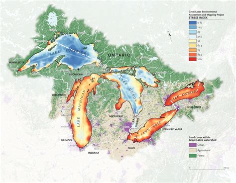 Mapping The Human Impact On The Great Lakes Canadian Geographic