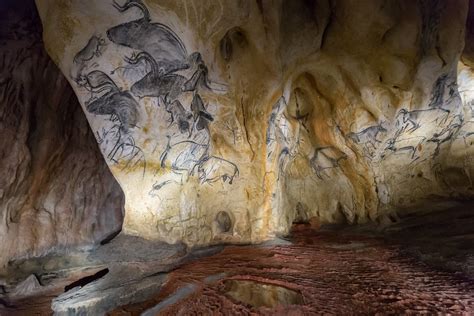 Decorated Cave Of Pont Darc Known As Grotte Chauvet Pont Flickr