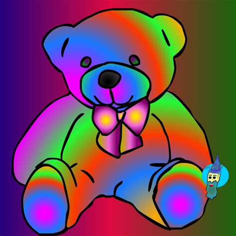 Psychedelic Teddy By Ericpolley On Newgrounds