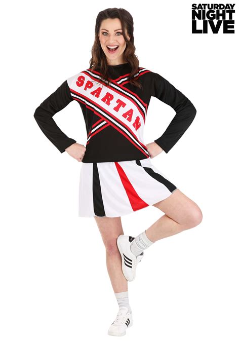 women s saturday night live spartan female cheerleader costume