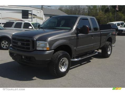 2003 Dark Shadow Grey Metallic Ford F250 Super Duty Xlt Supercab 4x4