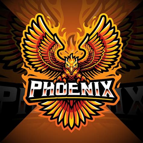 Premium Vector Phoenix Esport Mascot Logo Design