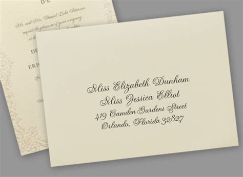 At hummingbird, we offer an envelope printing service. Addressing Wedding Invitations to Same-sex Couples