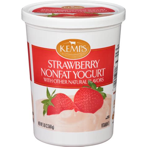 Kemps® Strawberry Nonfat Yogurt 5 Lb Tub Low Fat And Nonfat The Markets