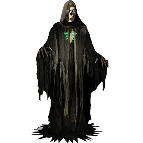 Towering Animated Reaper Halloween Decoration 10 Feet