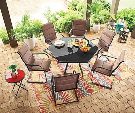 Wilson And Fisher Aspen 7 Piece Patio Dining Set At Big Lots Outdoor