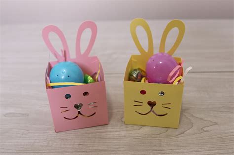Easter Bunny Treat Box - Free Easter Box SVG