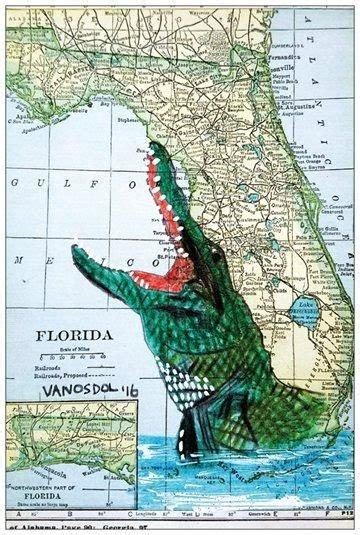 Alligators In Florida Map