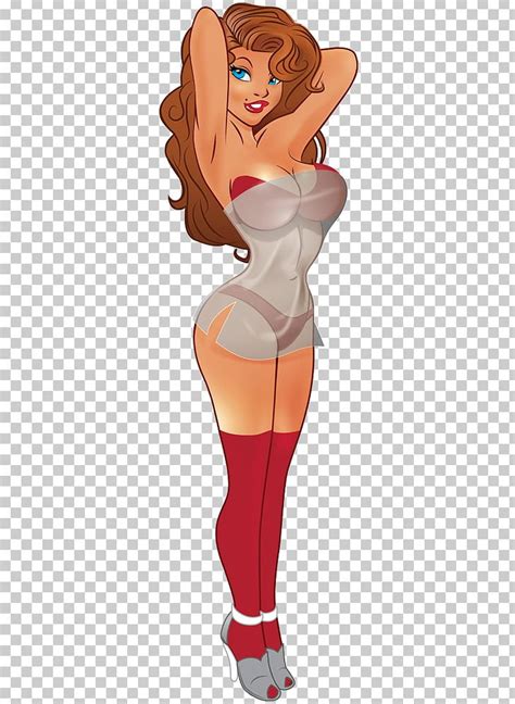 Drawing Pin Up Girl Cartoon Illustration Png Clipart Arm Baby Girl