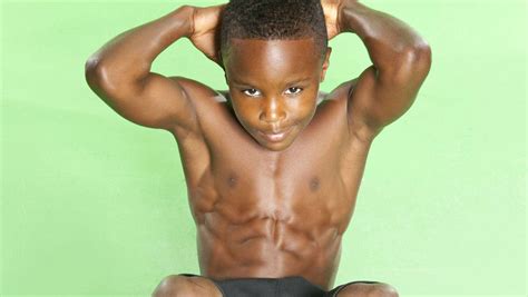 10 Year Old Teaches Kids To Be Fit And He Even Has A Six Pack The