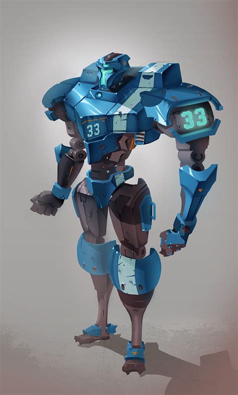 Robot Illustrations Concept Artwork And Character Designs