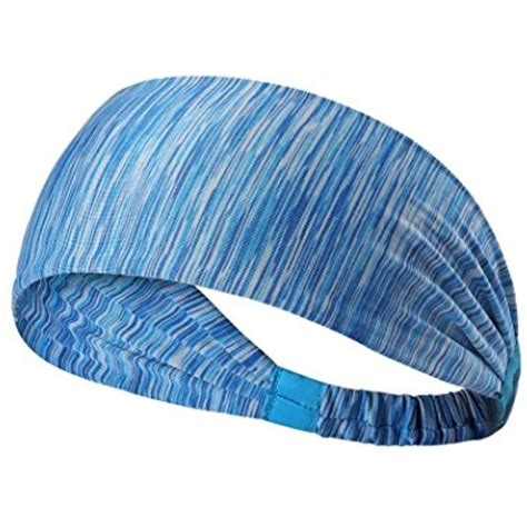 Yjydada New Wide Sports Headband Stretch Elastic Yoga Running Headwrap