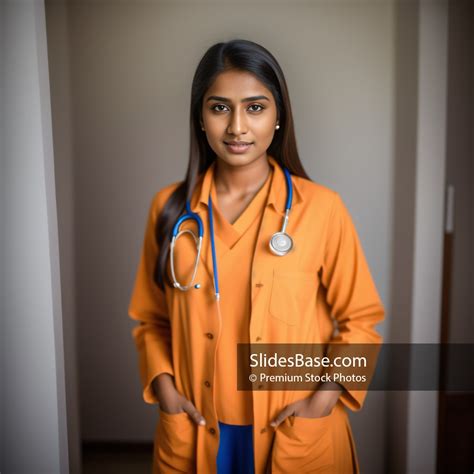 Young Indian Female Doctor Stock Photo Medical Person Slidesbase