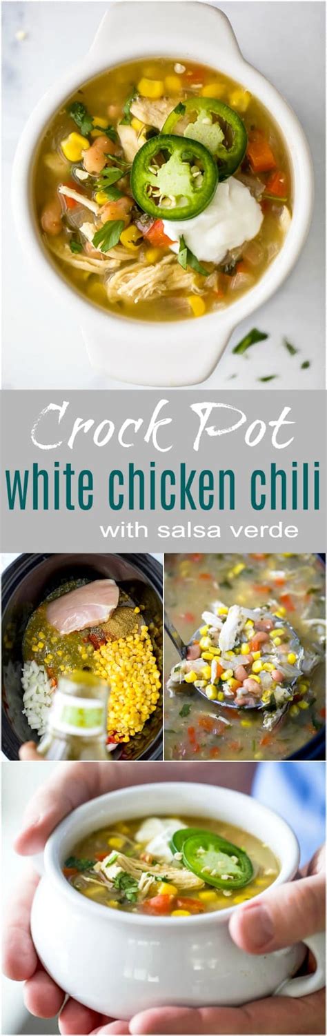 Chicken and dumplings are a classic american comfort food. Crock Pot White Chicken Chili | Easy Chicken Breast Crock ...