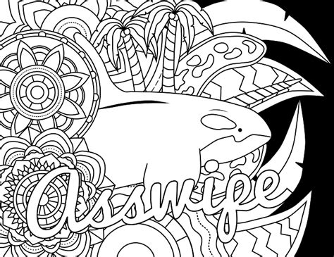 Download Curse Word Coloring Pages Free Printable at GetDrawings | Free download