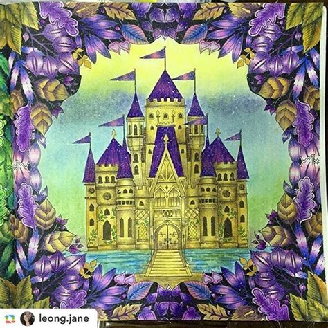 For boys and girls, kids and adults, teenagers and toddlers, preschoolers and older kids at school. Castle enchanted forest | Enchanted forest coloring ...