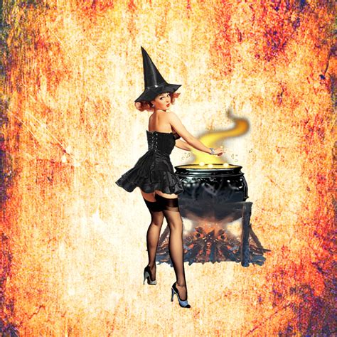 pin up clip art pin up witch girl retro 50 s pin up vintage halloween pin up diy printable witch