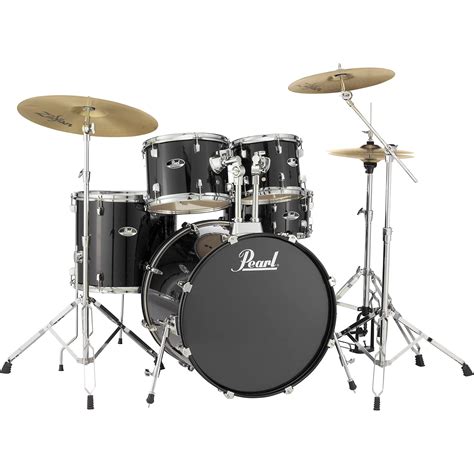 Pearl Roadshow Complete 5 Piece Drum Set With Hardware And Zildjian