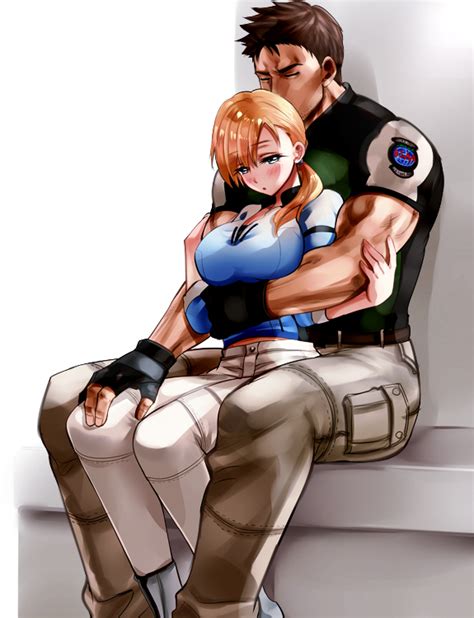 Chris Redfield And Jill Valentine Resident Evil And 1 More Drawn By