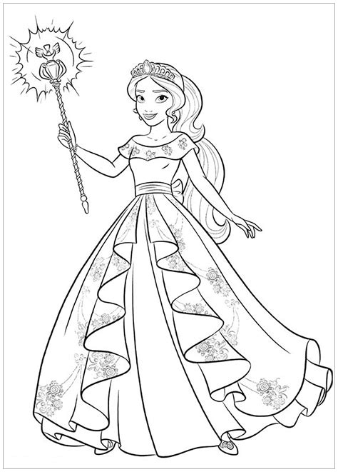 Elena De Avalor Dibujos Para Imprimir Y Colorear Todo Peques Pdmrea