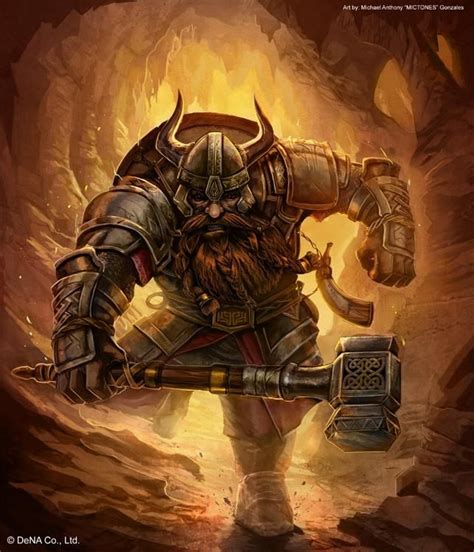 Dwarven Warrior By Mictones On Deviantart Fantasy Dwarf Fantasy