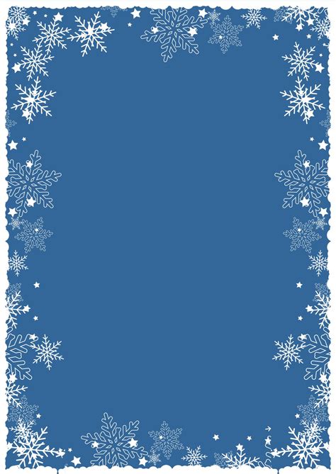 Christmas Stationary Borders 15 Free Pdf Printables Printablee