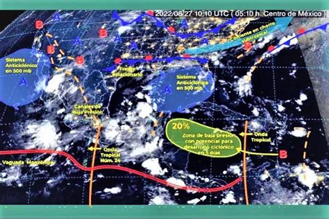 Lluvias Generalizadas Por Monz N Mexicano Y Onda Tropical