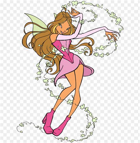 Free Download HD PNG Age Page Winx Club Flora PNG Image With Transparent Background TOPpng