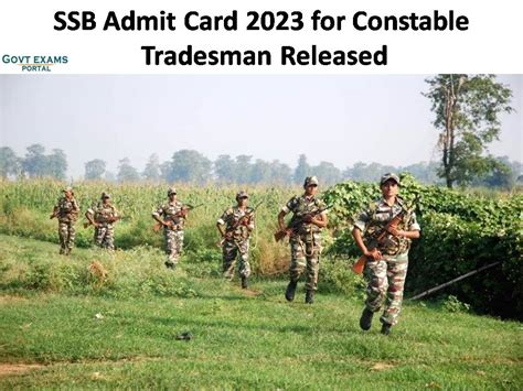 Ssb Tradesman Result Released Check Constable Exam Results Hot Sex