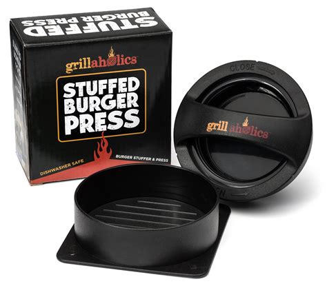 Grillaholics Stuffed Burger Press And Hamburger Patty Maker