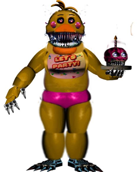 Nightmare Toy Chica Version 3 By Reizosaurus 64 On Deviantart