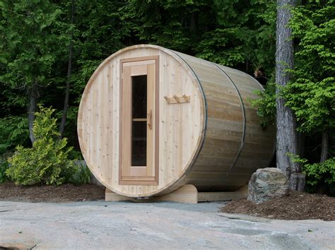 Knotty Red Cedar Barrel Sauna 6 X 7 Dundalk Canada