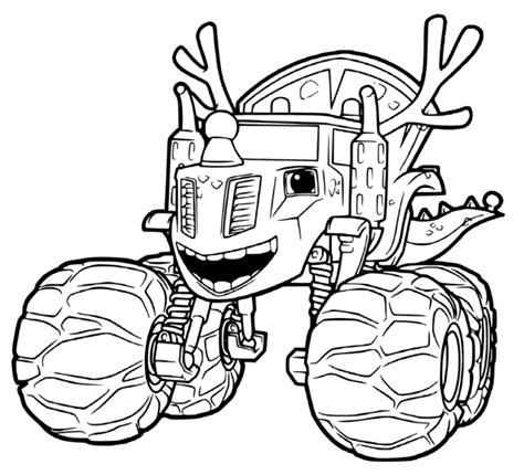 Blaze And The Monster Machines Coloring Pages