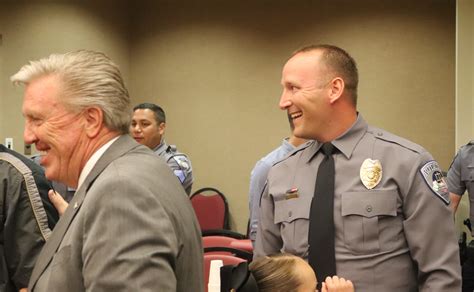 williams sworn in as washington city s new police chief st george news