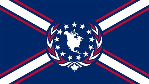Here Is The North American Union Flag I Made Also I Couldnt Come Up