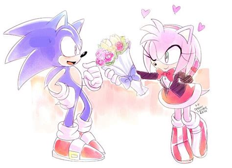 By Drawloverlala Sonic Fan Art Sonic And Amy Sonic And Friends