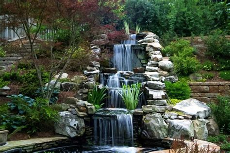Animate Your Landscape With Waterfalls Koi Ponds Aquatic Gardens