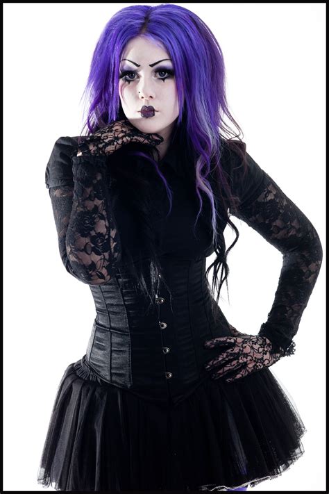 Sexy Goth Punk Gothic Rock Attractive Seductive Nude Lingerie Dress Up Play Fun