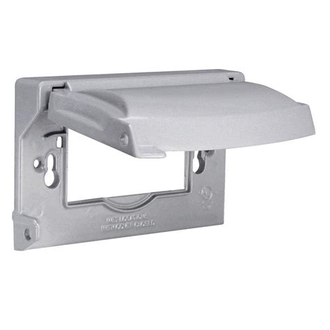 Hubbell Outdoor Lighting Mx1250s Weatherproof Single Outlet Cover